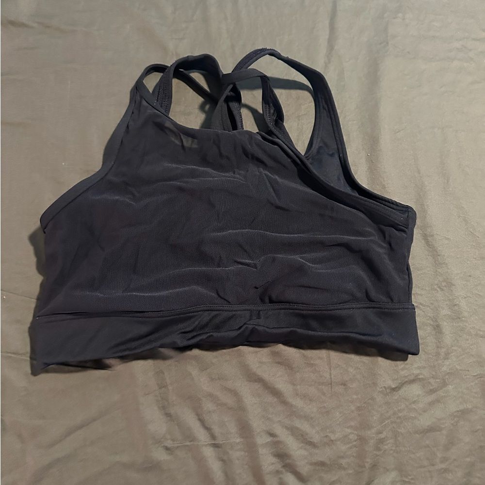 TYR Black High Neck Bikini Top